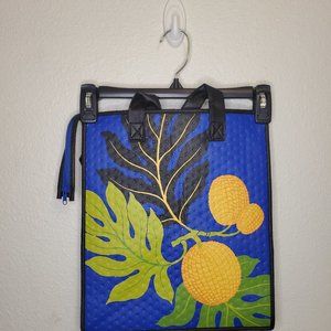 Hawaiian Tropical Ulu Breadfruit Reusable Insulated To-Go Shopping Tote